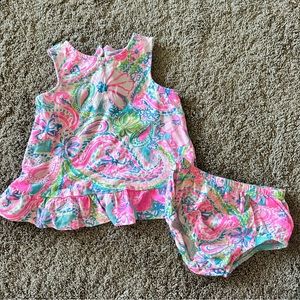 Lily Pulitzer Flock Full of Fun Baby Outfit